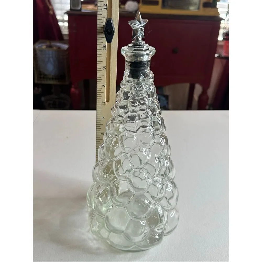 Crystal Tree Wine Liquor Glass Decanter